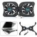 Stand Cooler Low Noise Portable Ultra Slim Gaming Cooling Pad Prevents Overheating For 7-15 Inch Laptop_voghion.com