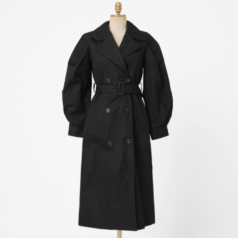 Manteau coupe-vent ample style britannique pour femme, élégant vêtement d'extérieur en laine moyenne pour petites tailles, automne et hiver_voghion.com