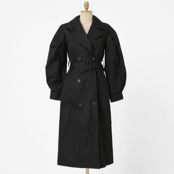 Manteau coupe-vent ample style britannique pour femme, élégant vêtement d'extérieur en laine moyenne pour petites tailles, automne et hiver_voghion.com