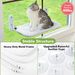 Upgraded Hammock Four Seasons Suction Cup Hanging Nest Folding Window Sill Cat Bed Pet Supplies_voghion.com