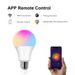 WiFi Smart Home Light Bulb, E27 RGB LED Lamp Dimmable with Smart Life APP, Voice Control for Google Home, Alexa_voghion.com