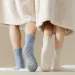 3 pairs of winter warm coral mens with adhesive anti slip for womens sleep veet thick and medium cut or socks 241126_voghion.com