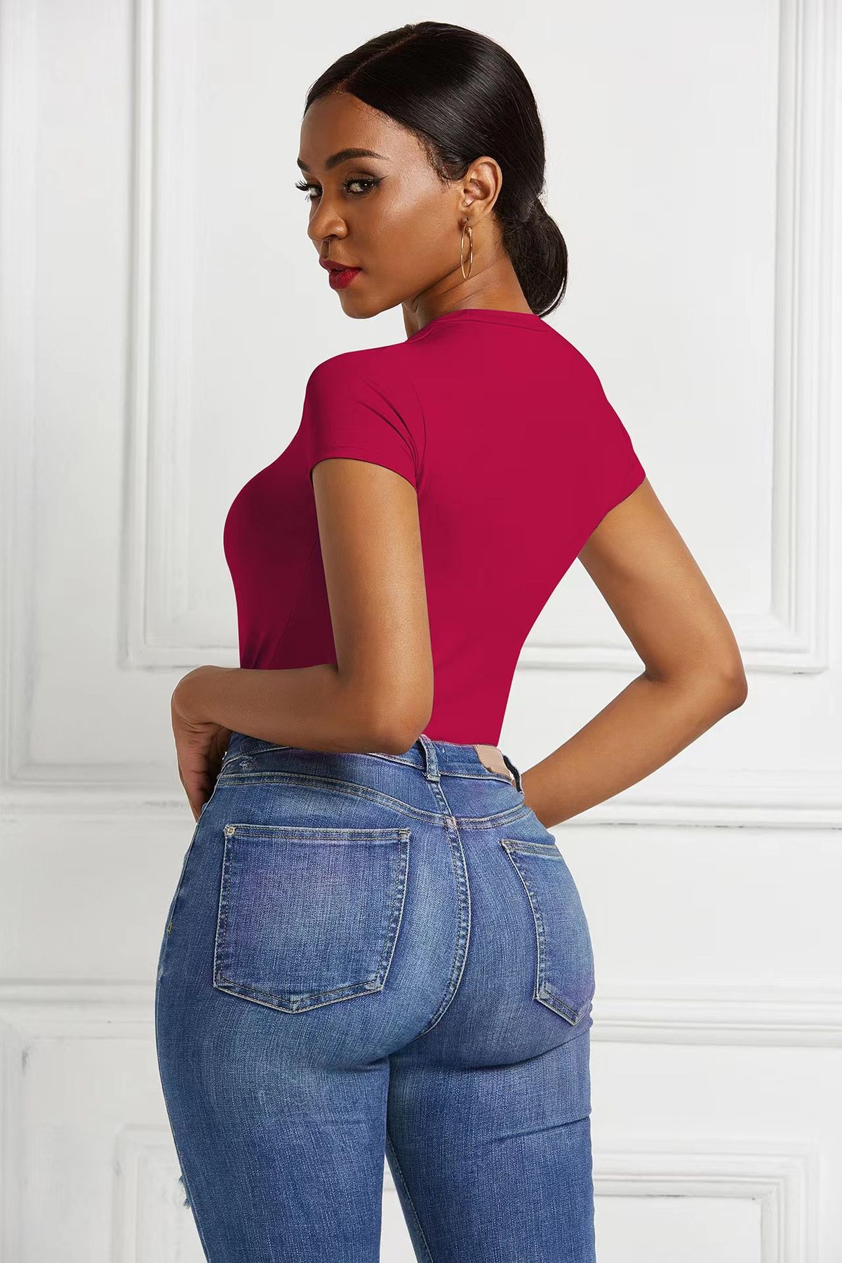 Women's Seamless Shapewear Bodysuit - Slimming High Waist Tummy Control Lingerie - Breathable Stretchable Comfort Fit - Multiple Colors & Sizes_voghion.com