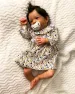 Guessbelly Realistische 45 cm große wiedergeborene Babypuppe mit 3D-bemalter Haut, lebendiges weiches Silikon für Neugeborene, schönes Spielhaus, Spielzeug, Geburtstagsgeschenk für Mädchen_voghion.com
