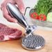 Zinc Alloy Meat Hammer Hammer Meat Hammer Loose Meat Hammer Pork Steak Tender Meat Double-sided Beating Machine Multi-function Beating Kitchen Gadget_voghion.com