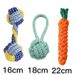 Chew Resistant Knot Small Medium Large Dog Teddy Cotton Rope Toy Ball Pet Supplies_voghion.com