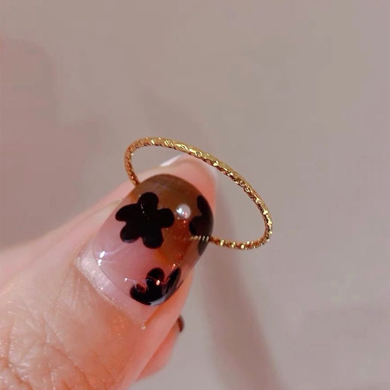 Nouveau produit à vendre plein d'étoiles, bague simple pour femme empilée, bijoux populaires, bague pour index_voghion.com