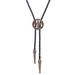 Nieuwe Western Cross Shirt Chain Bolo Neck Rope Leren Ketting Lange Stropdas_voghion.com