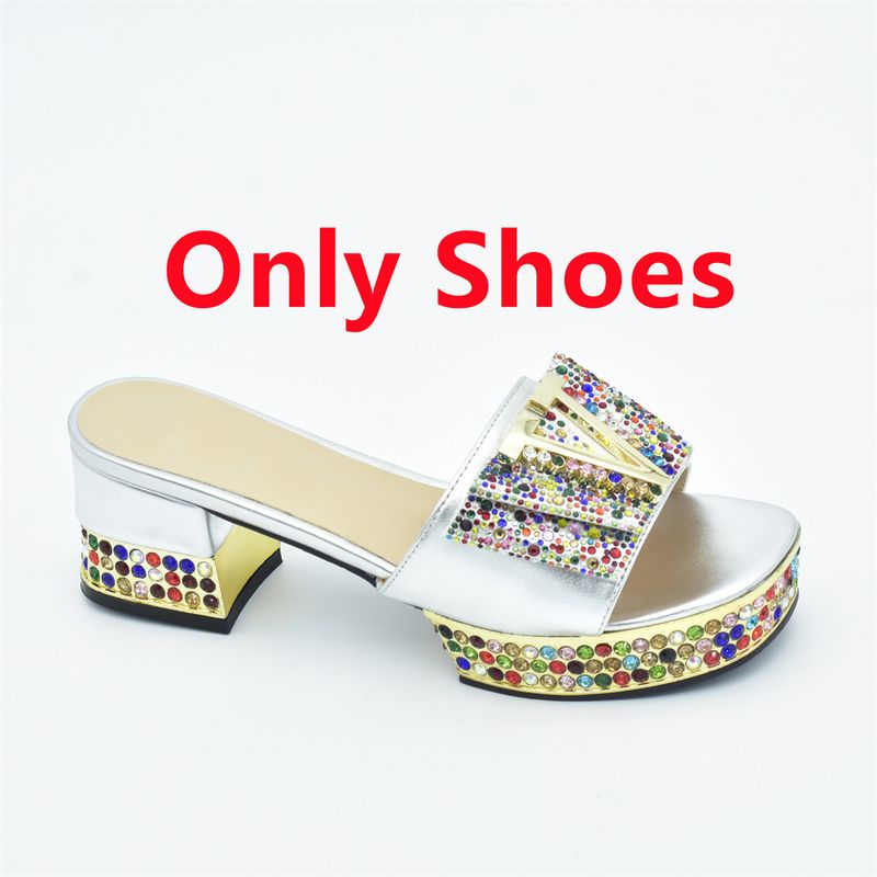Stylish colorful diamond set square sandal Dinner Bag with stylish dress Evening Bag Clutch set_voghion.com
