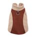 Holapet Fleece Jacket For Dogs Coffee By PawParty Store_voghion.com