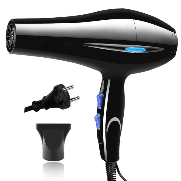 Hair Dryer - 1200W Professional Blow Dryer With 3 Heat/Cool Settings, Ionic Technology & Concentrator Nozzle For Home & Salon Use_voghion.com