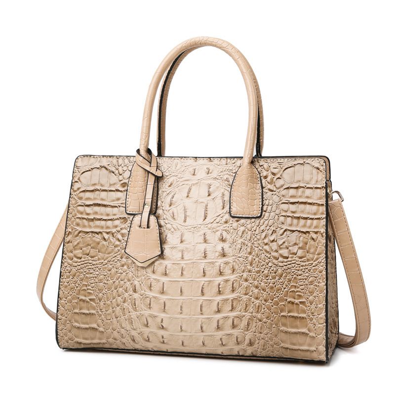 Sac à main motif Crocodile pour femmes, fourre-tout à la mode, sac à bandoulière simple, nouvelle collection 2023_voghion.com