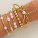 Braccialetto di perline semplice alla moda, retrò, avanzato, elastico, con fila singola, set di gioielli per le mani_voghion.com