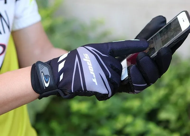 Apdrukāti riteņbraukšanas cimdi vīriešiem, braukšanas neslīdoši, plāni, uz visiem pirkstiem, kalnu kāpšanas sporta, pavasara un medību cimdi_voghion.com