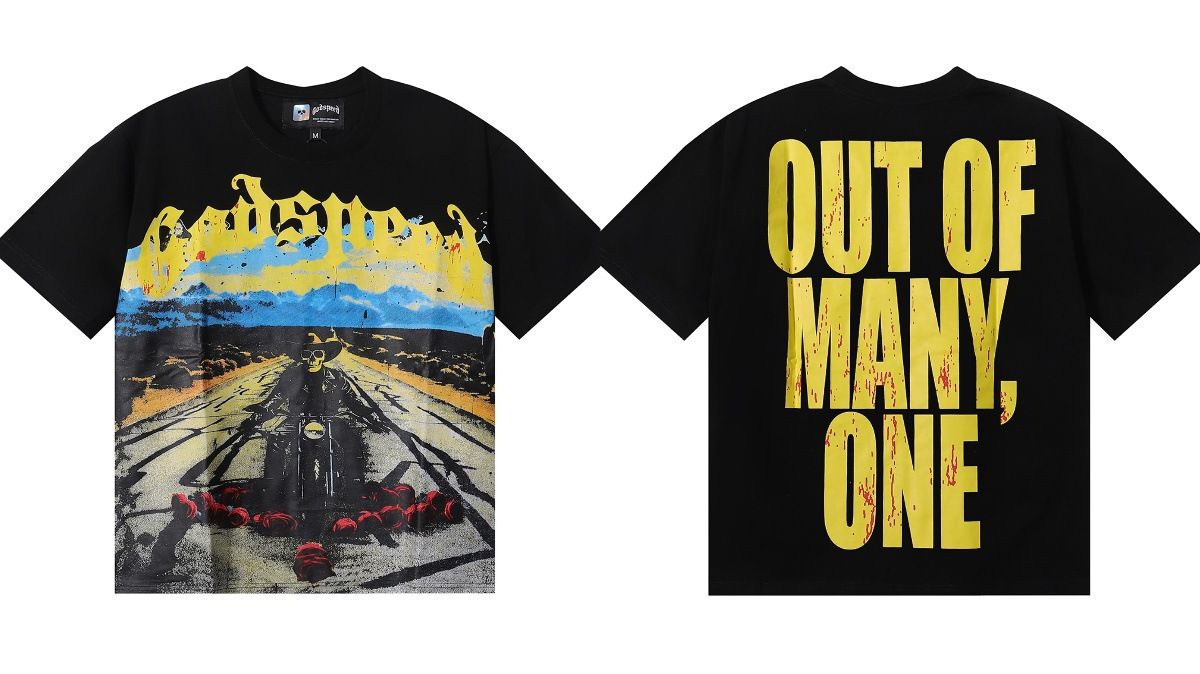 Wysokiej jakości koszulka z krótkim rękawem i nadrukiem Godspeed Skull Basketball Dream Team z motywem Statuy Wolności dla mężczyzn_voghion.com