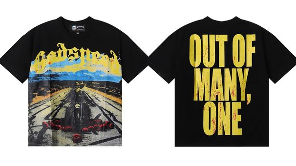 Wysokiej jakości koszulka z krótkim rękawem i nadrukiem Godspeed Skull Basketball Dream Team z motywem Statuy Wolności dla mężczyzn_voghion.com