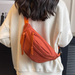 Moderigtig nylon crossbody til kvinder brysttasker slyngepakke lærred talje casual fanty packs sport halvmåne bæltetaske_voghion.com