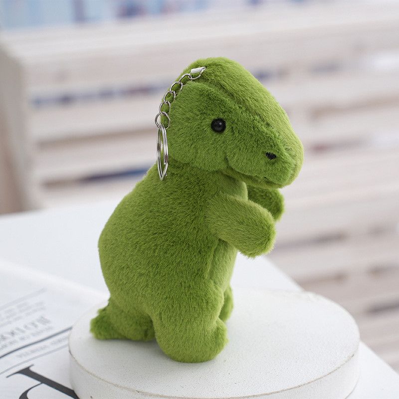 Adorable Dinosaur 2024 Plush Keychain Cute Pp Cotton Bag Decoration Chain Car_voghion.com