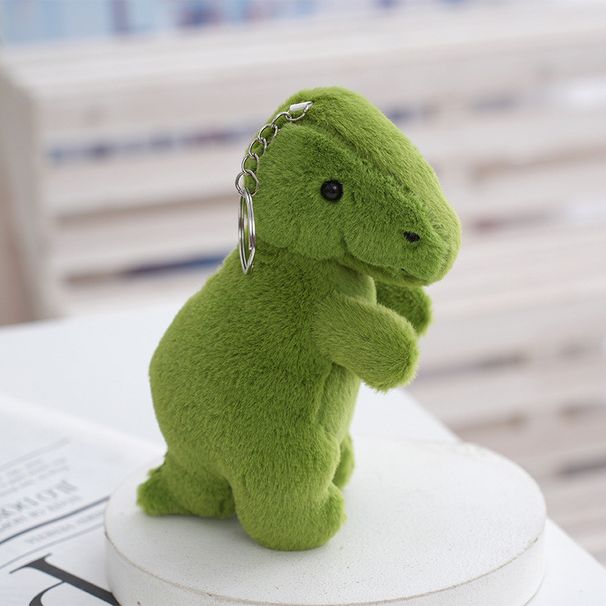 Adorable Dinosaur 2024 Plush Keychain Cute Pp Cotton Bag Decoration Chain Car_voghion.com