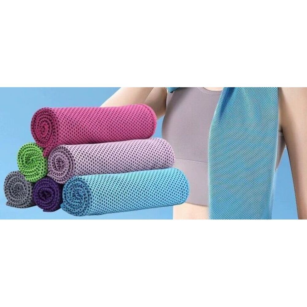 Sport Assorbimento Fitness Palestra Esterno Sudore Raffreddamento Asciugatura rapida Sensazione di freddo Ghiaccio Asciugamano Corsa Yoga_voghion.com