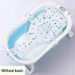 Baderom Nyfødt Bath Nett Opphengsmatte Sklisikker babybadematte Lengde Justerbar badekarbrakett Baby Bath Recliner Sete_voghion.com