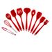 1Set Of Silicone High Temperature Resistant Non-Stick Kitchen Cooking Tool Spatula Ladle Egg Beater Spoon Kitchen Cookware_voghion.com