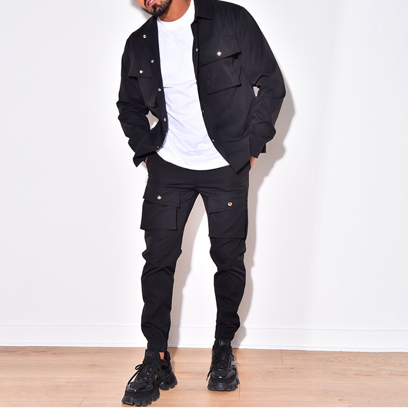 Abbigliamento sportivo casual, moda, pantaloni, tendenza, abiti slim fit da uomo_voghion.com