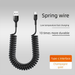 Spring 120W Super Fast Charging Data Type-C Compatible With IPhone Huawei Honor 6A Flash Charger Cable_voghion.com