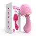 Small Body Big Power Heating Realistic Vibrating Woman Masturbation Portable Mushroom Sucking Vibrator Massager_voghion.com
