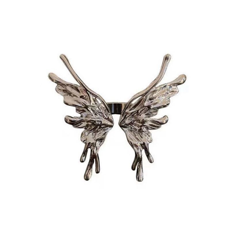 Koreanesche Stil Päiperlek Frae Moud Open Hip Hop Trend Zeigefangerring_voghion.com