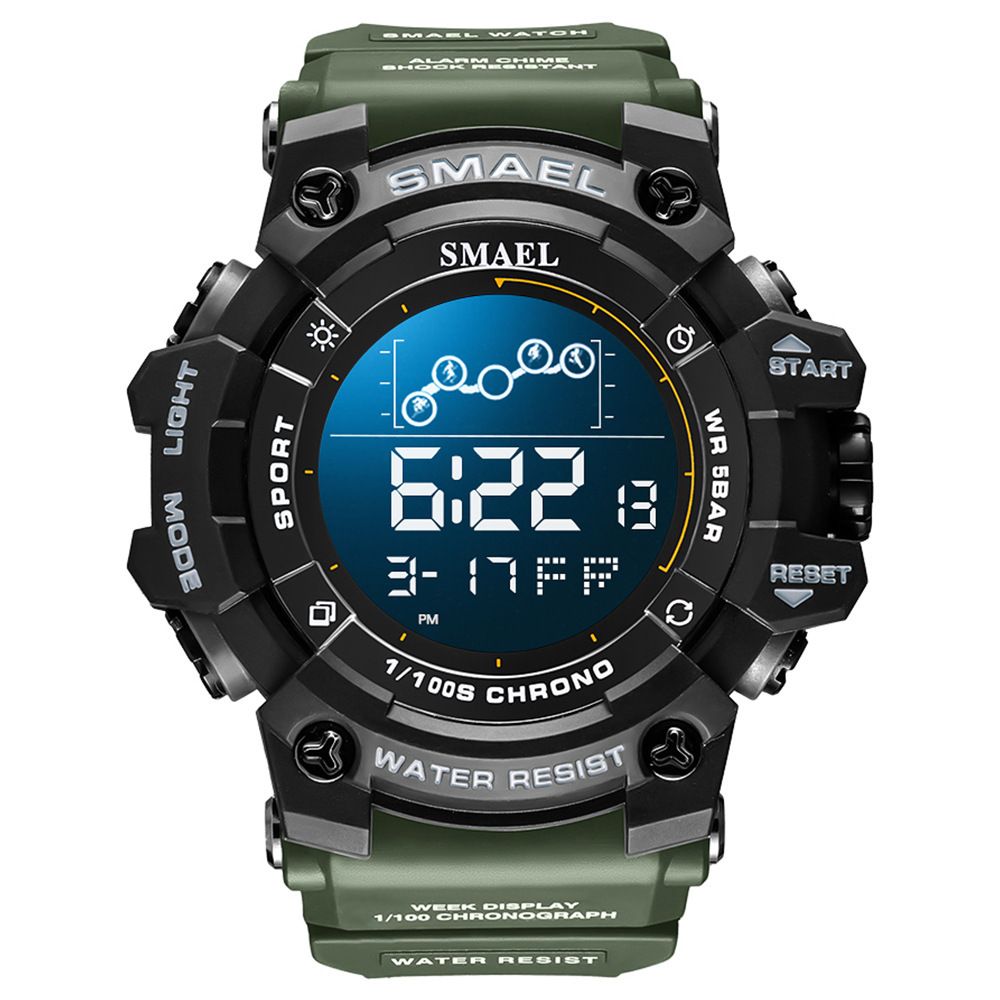 SMAEL Smart 8082 Electronic Watch Student Sports Large Dial Waterproof Multi Functional Single Display Electronic Watch_voghion.com