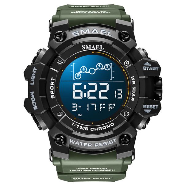 SMAEL Smart 8082 Electronic Watch Student Sports Large Dial Waterproof Multi Functional Single Display Electronic Watch_voghion.com