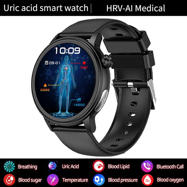 Smart Watch Bluetooth Calling, AMOLED Display, Health Tracking (Heart Rate/Sleep/Menstrual Cycle) Waterproof, Magnetic Charging, IOS Compatible_voghion.com