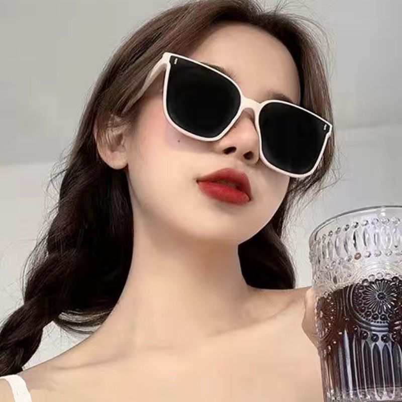 Sunglasses new large face thin temperament large frame anti-ultraviolet sunglasses female_voghion.com