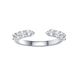 Minimalist Style Three-in-One Stacking With Brilliant Super Sparkling Marquise Zircon Open Ring For Women_voghion.com