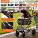 VEVOR Pet Stroller, 4 Wheels Dog Stroller Rotate with Brakes, 66 lbs Weight Capacity, Puppy Stroller with Detachable Carrier, Storage Basket and Pet P_voghion.com