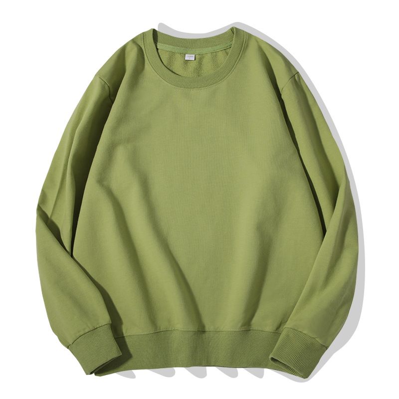 Sweat-shirt à col rond pour femme, pull Haruku solide, multicolore, décontracté, en coton, tricoté, printemps-automne 2023_voghion.com