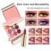 USHAS Schatten+Lippenstift Set Lidschatten Disk ES3843-4_voghion.com