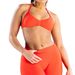 Halter Neck Tank Top Hip-Lifting Yoga Long Pants Camisole Sports Fitness Set For Women_voghion.com