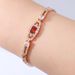 Copper Zircon New Style Daily High-end Light Luxury Bracelet For Women Horseshoe Buckle Inlaid Diamond Bangle_voghion.com