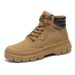 Martin Boots Men's High-top Tooling Boots Leather Retro Style Big Yellow Boots Can't Be Kicked Badly_voghion.com