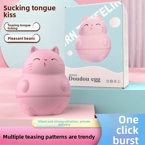 Tongue Licking Cat Vibrator Cute Soft Adorable Ultra Quiet Vibrating Stick Sound Suitable For Dormitory Use Sex Toys_voghion.com