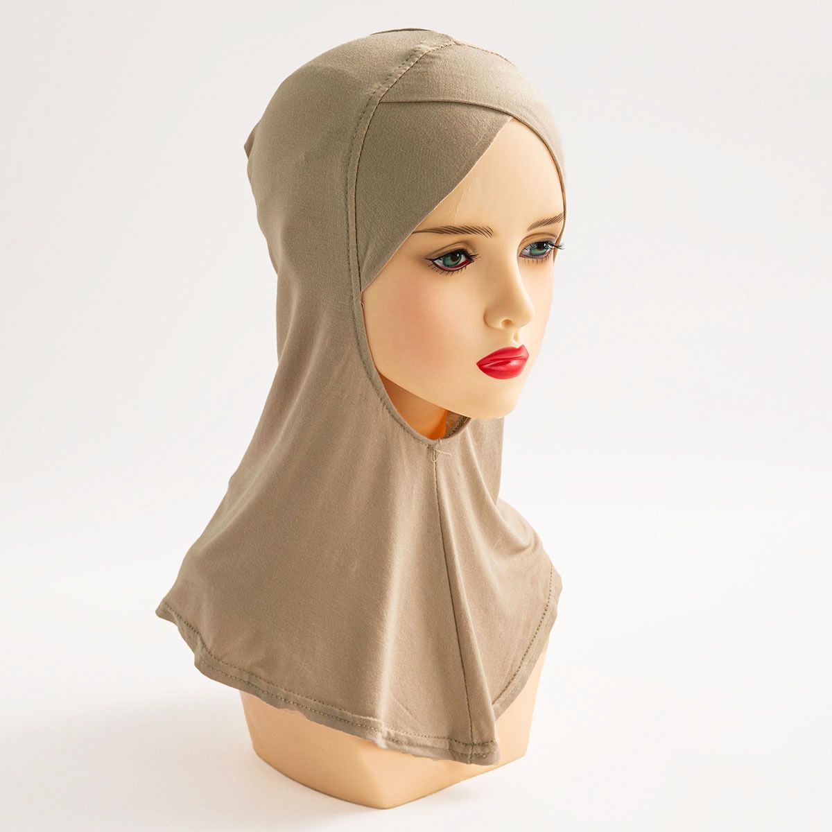 Muslimesch Modal Kotteng Hijab Bottoming Hutt Turban Hutt Kräiz Kraang Pullover Hutt_voghion.com