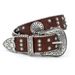 Women's Western Punk Belt, Y2K Studded Waistband With Alloy Buckle For Jeans & Skirts_voghion.com