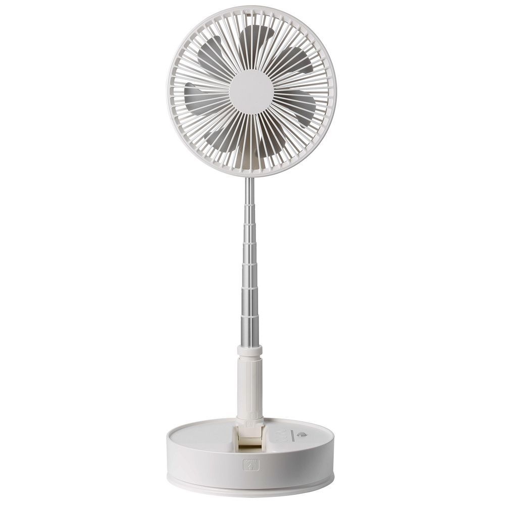 VEVOR 8 Inch Foldable Oscillating Standing Fan With Remote Control, 4 Speed Adjustable Portable Desk Quiet Fan, 7200mah Rechargeable USB Small Fan,_voghion.com