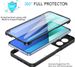 Pour Xiaomi Mi 14 11T Lite 5G Redmi Note 12 13 Poco F5 X6 Cae 360 degrés protection complète téléphone silicone 2 faces couverture_voghion.com
