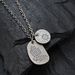 Trendy brand lightning ghost hand double necklace retro old literary style praying hand sun pendant_voghion.com
