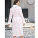 Underwear & Sleepwears Long Style Nightgown Loungewear Flannel Robe Long Sleeve Bathrobe Sleepwear Loungewear Soft Cozy Nightgown With Pockets_voghion.com