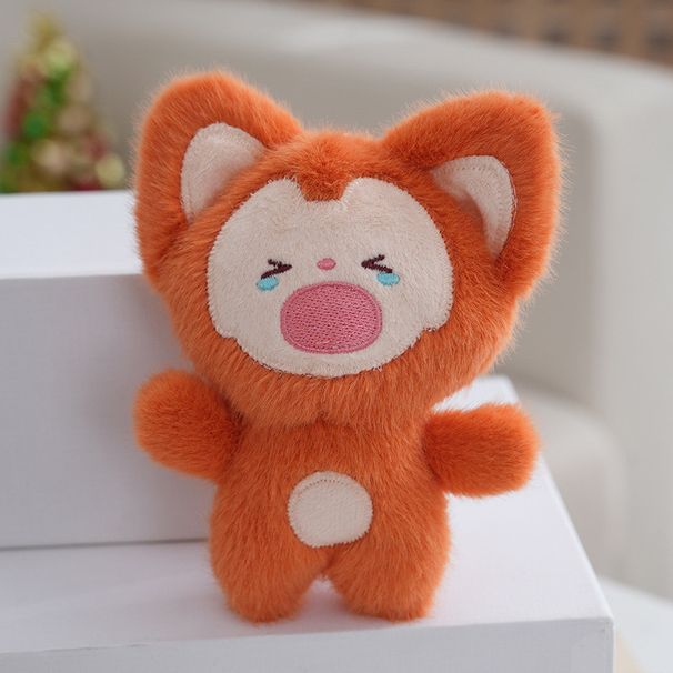Piccolo adorabile portachiavi di peluche a forma di volpe, per borse giocattolo_voghion.com