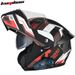 Dual Visor Motorcycle Helmet With Flip-Up Design - ABS Shell, 3C Certified, Bluetooth-Compatible (K21 Model Available)_voghion.com